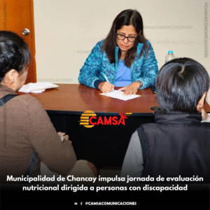 Municipalidad de Chancay impulsa jornada de evaluación nutricional dirigida a personas con discapacidad