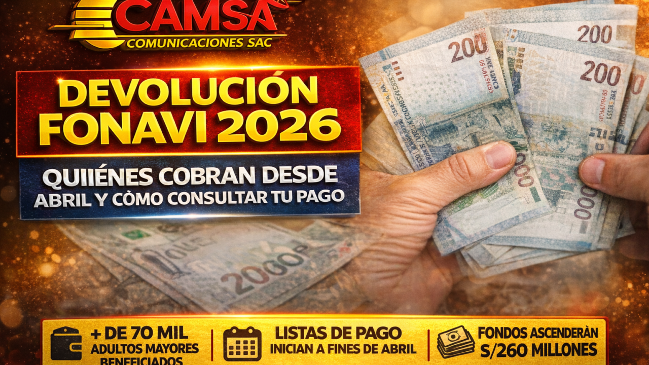 DEVOLUCIÓN FONAVI 2026: QUIÉNES COBRAN DESDE ABRIL Y CÓMO CONSULTAR TU PAGO