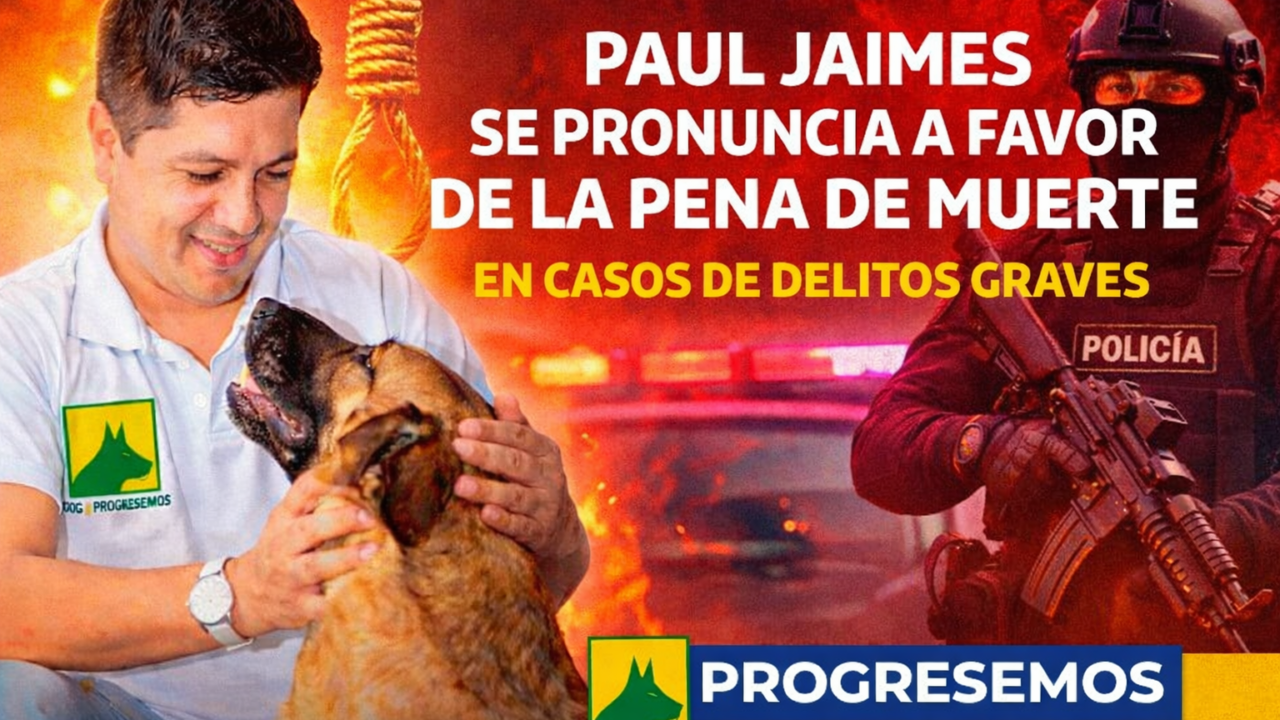 PAUL JAIMES SE PRONUNCIA A FAVOR DE LA PENA DE MUERTE EN CASOS DE DELITOS GRAVES Y PLANTEA UN DEBATE NACIONAL SOBRE SEGURIDAD
