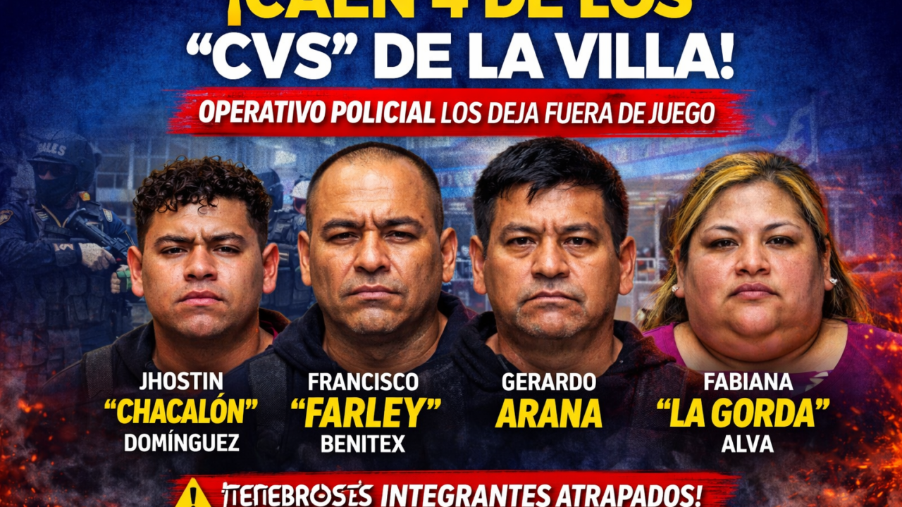 ¡CAYERON LOS “INTOCABLES”! Megaoperativo policial desarticula red de extorsión que sembraba terror en Huaura