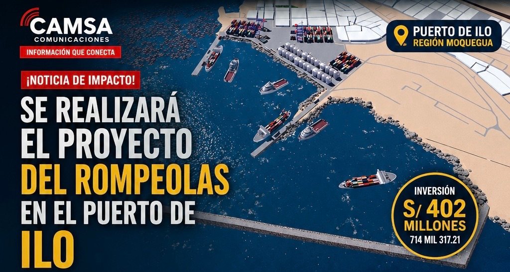 PUERTO DE ILO: LA NUEVA PIEZA ESTRATÉGICA DEL SUR PERUANO QUE BUSCA INTEGRARSE AL MAPA LOGÍSTICO INTERNACIONAL